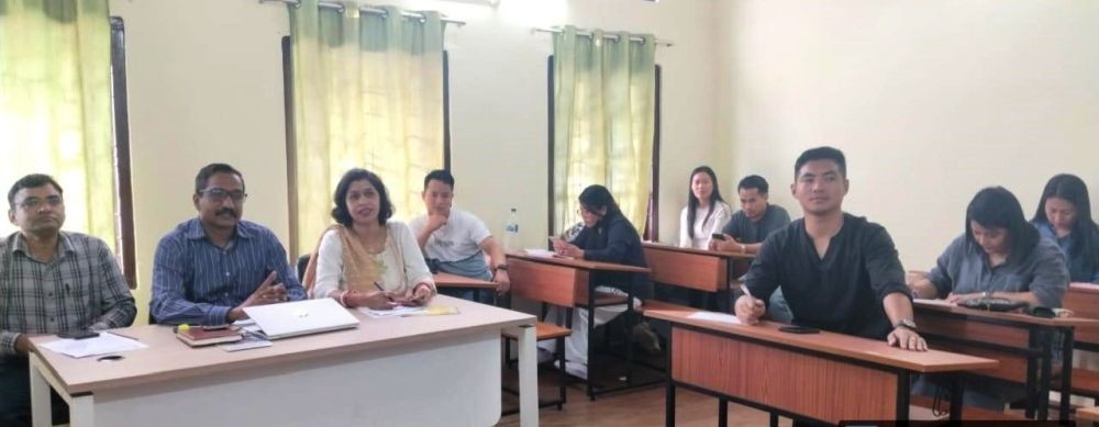 Law students and faculty attending the programme organised by Department of Law, Nagaland University, Lumami on June 3.